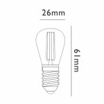 PERETTALED ST26 FILOLED DIMMABLE CLEAR